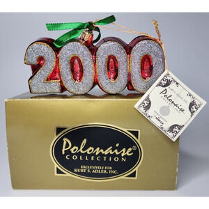 2000 Polonaise Kurt S. Adler Millennium Christmas Tree Ornament NIB SKU U124
